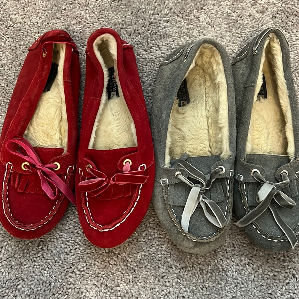 Two Pair Sperry Top-Sider Bundle - Lined Moccasins - image 1